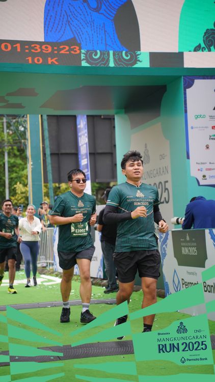 Race photo from Mangkunegaran Run 2025
