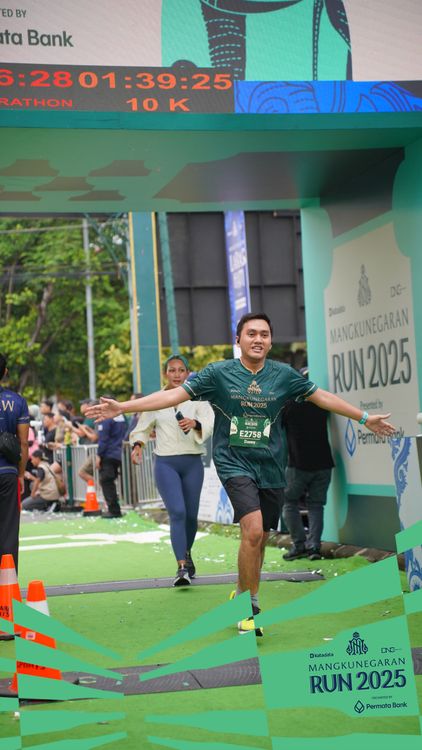 Race photo from Mangkunegaran Run 2025