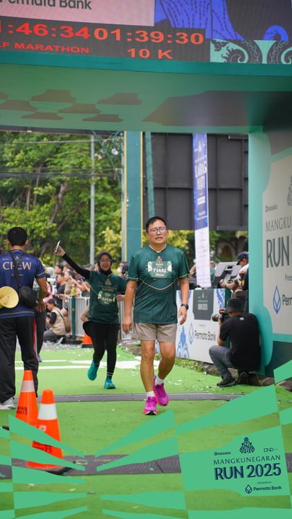 Race photo from Mangkunegaran Run 2025