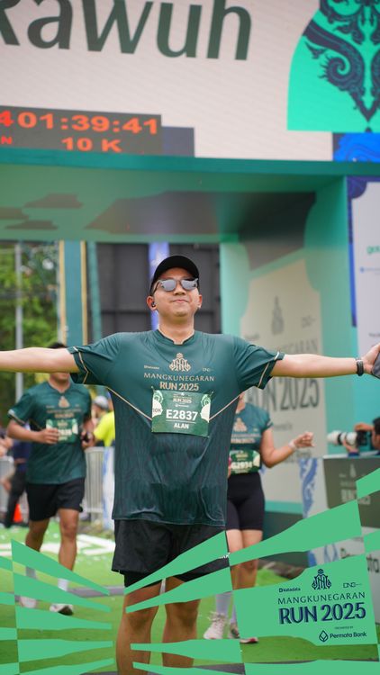 Race photo from Mangkunegaran Run 2025