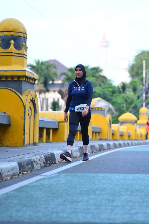 Race photo from KEMLU RUN 2025