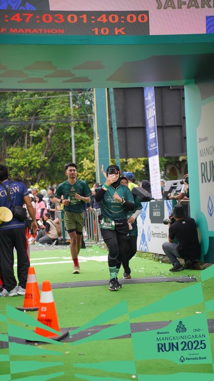 Race photo from Mangkunegaran Run 2025
