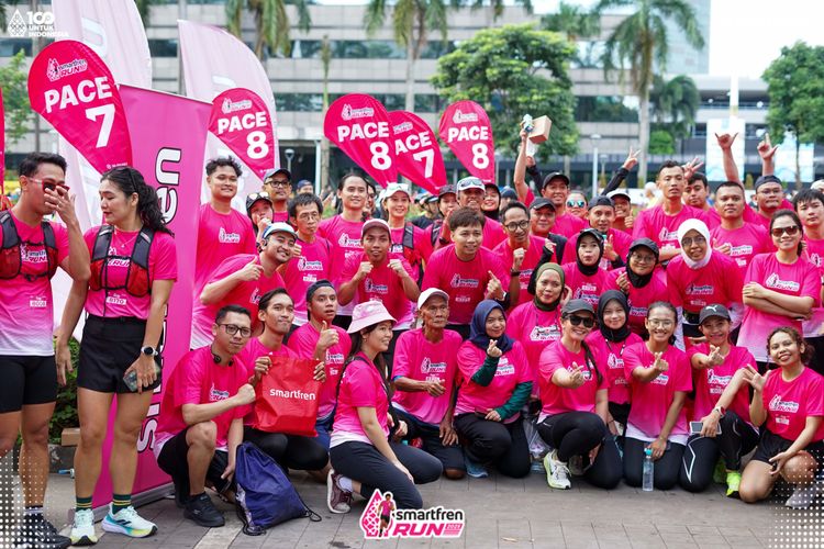 Race photo from Smartfren Run 2025 Vibes