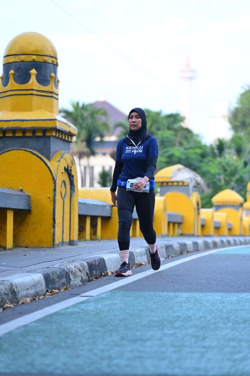 Race photo from KEMLU RUN 2025