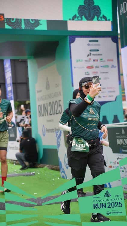 Race photo from Mangkunegaran Run 2025