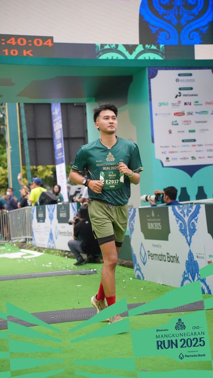 Race photo from Mangkunegaran Run 2025