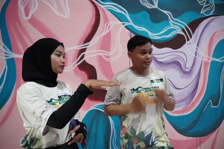 Race photo from ISC - Arutmin Borneo Run 