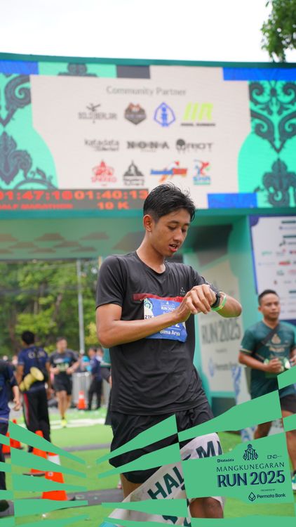 Race photo from Mangkunegaran Run 2025