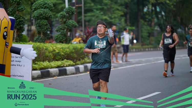 Race photo from Mangkunegaran Run 2025