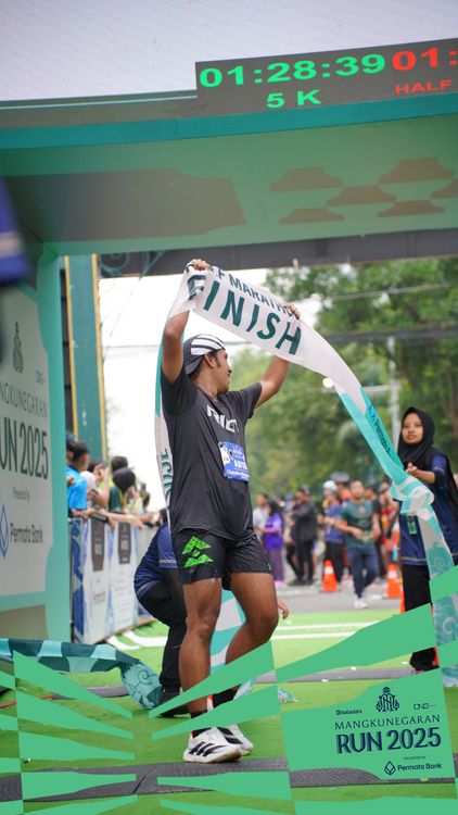 Race photo from Mangkunegaran Run 2025