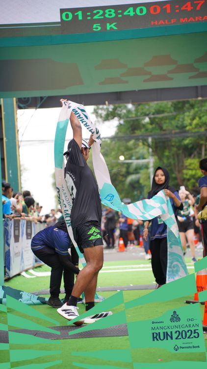 Race photo from Mangkunegaran Run 2025