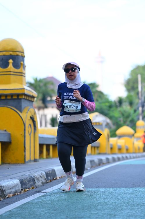 Race photo from KEMLU RUN 2025
