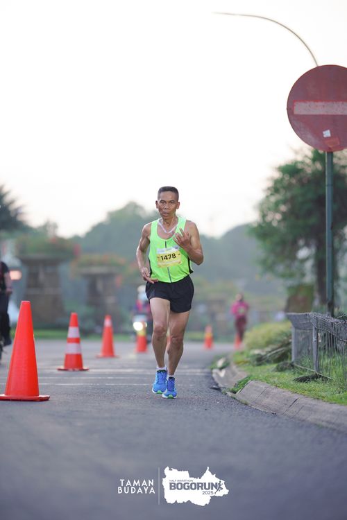 Race photo from Taman Budaya x BOGORUN 2025