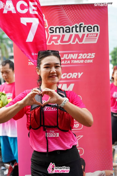 Race photo from Smartfren Run 2025 Vibes