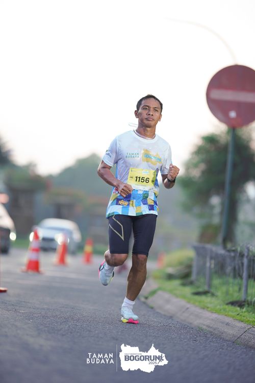 Race photo from Taman Budaya x BOGORUN 2025