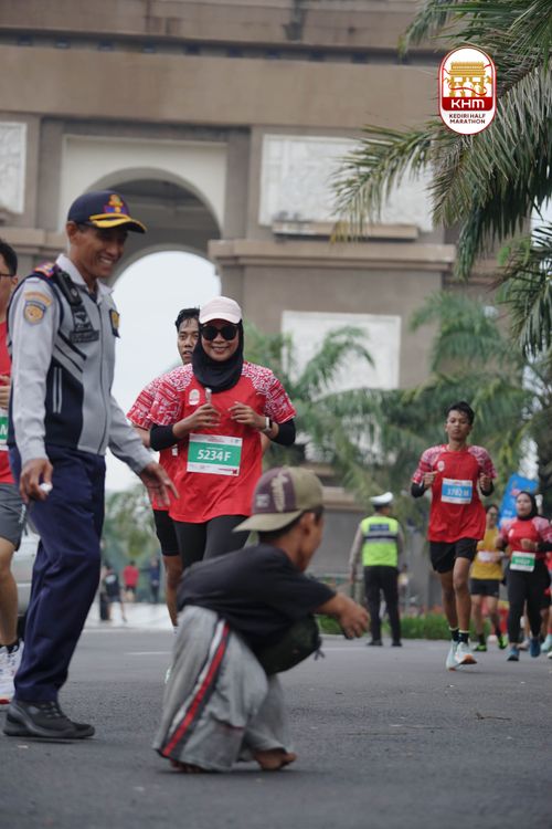 Race photo from Kediri Half Marathon 2025