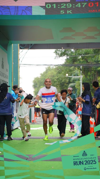 Race photo from Mangkunegaran Run 2025