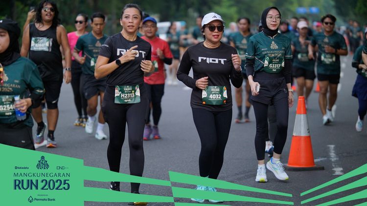 Race photo from Mangkunegaran Run 2025