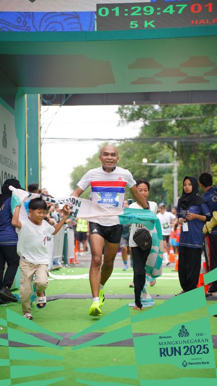 Race photo from Mangkunegaran Run 2025