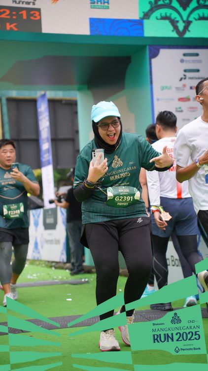 Race photo from Mangkunegaran Run 2025