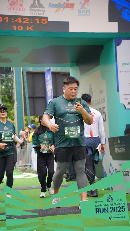 Race photo from Mangkunegaran Run 2025