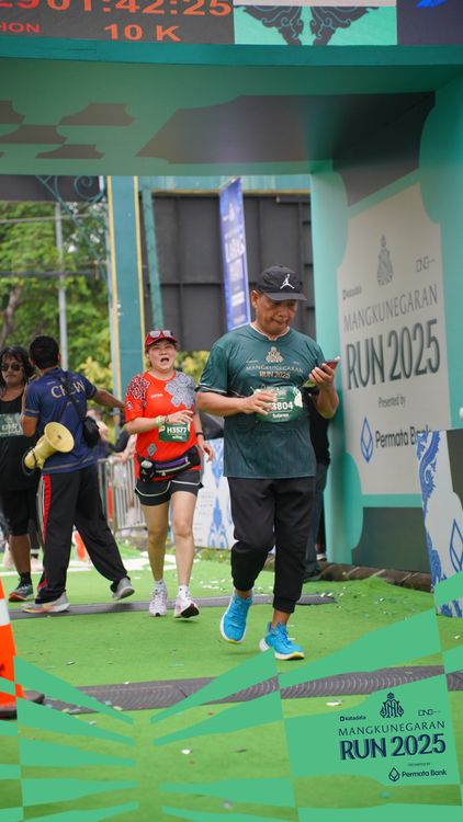 Race photo from Mangkunegaran Run 2025