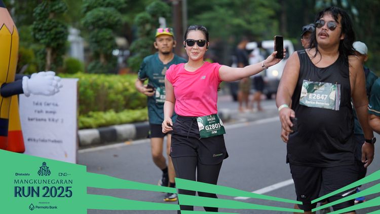 Race photo from Mangkunegaran Run 2025