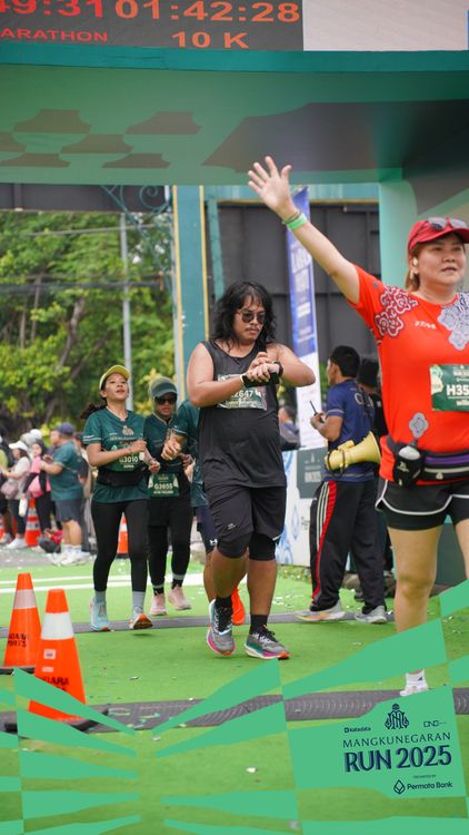 Race photo from Mangkunegaran Run 2025