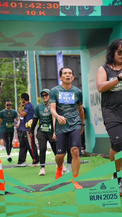 Race photo from Mangkunegaran Run 2025
