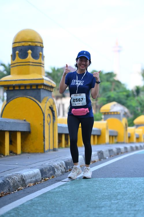 Race photo from KEMLU RUN 2025