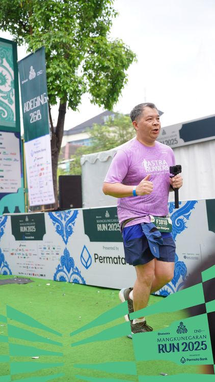 Race photo from Mangkunegaran Run 2025
