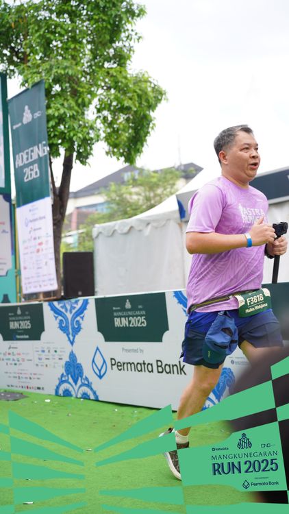 Race photo from Mangkunegaran Run 2025