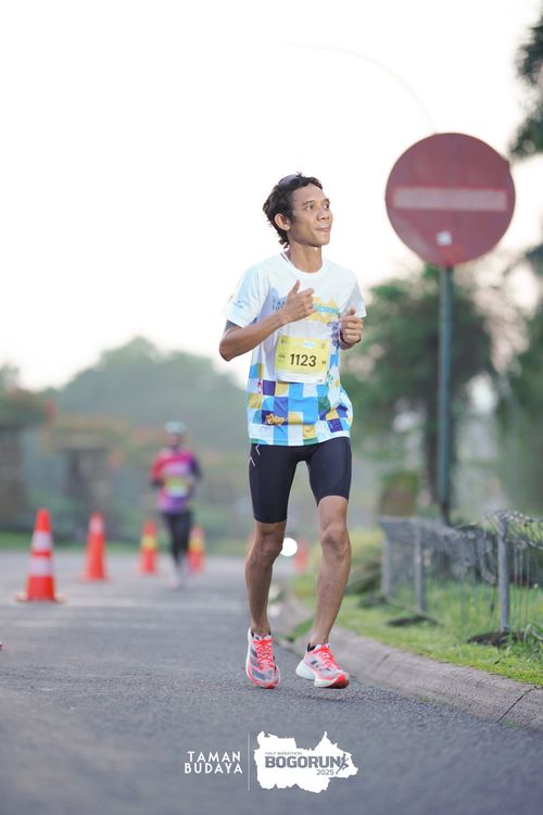 Race photo from Taman Budaya x BOGORUN 2025