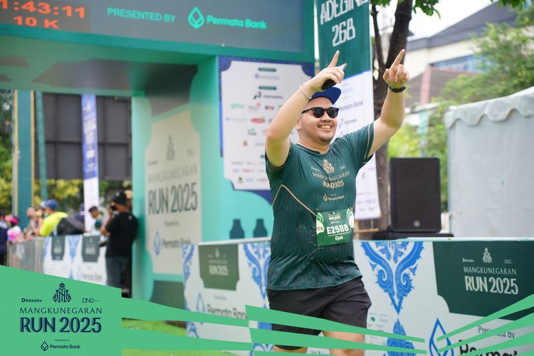 Race photo from Mangkunegaran Run 2025