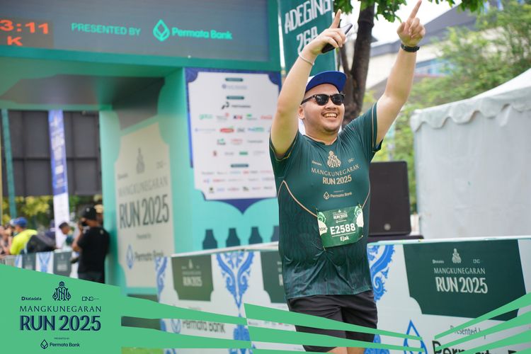 Race photo from Mangkunegaran Run 2025