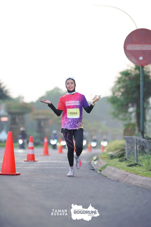 Race photo from Taman Budaya x BOGORUN 2025