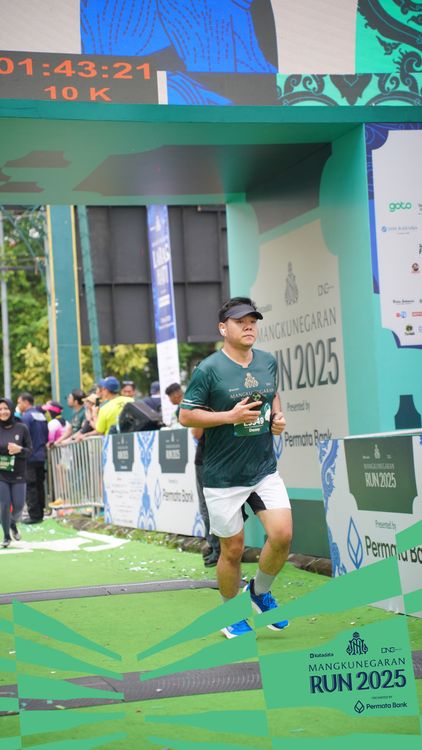 Race photo from Mangkunegaran Run 2025