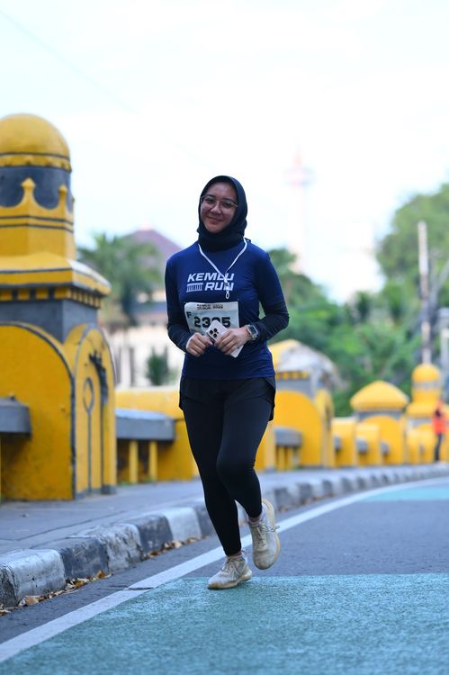 Race photo from KEMLU RUN 2025