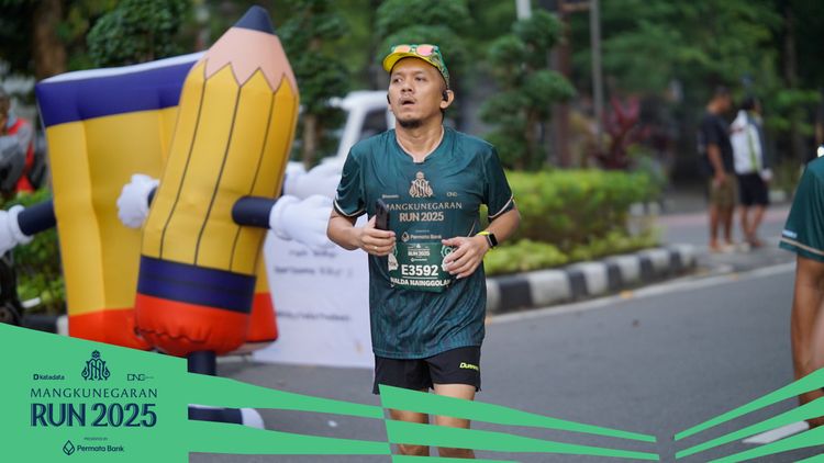 Race photo from Mangkunegaran Run 2025
