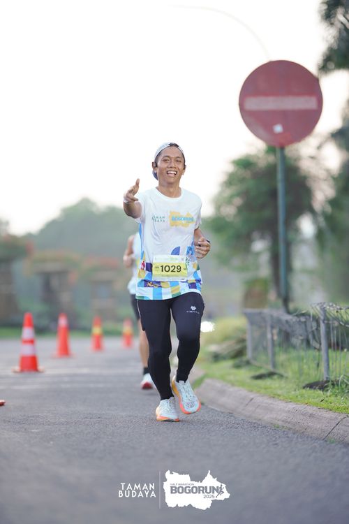 Race photo from Taman Budaya x BOGORUN 2025