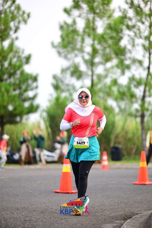 Race photo from CISANGKAN KBP CITY RUN 2025