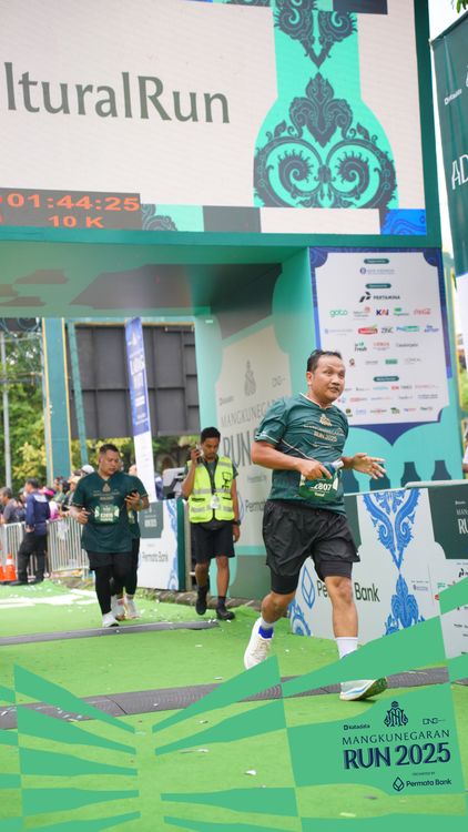 Race photo from Mangkunegaran Run 2025