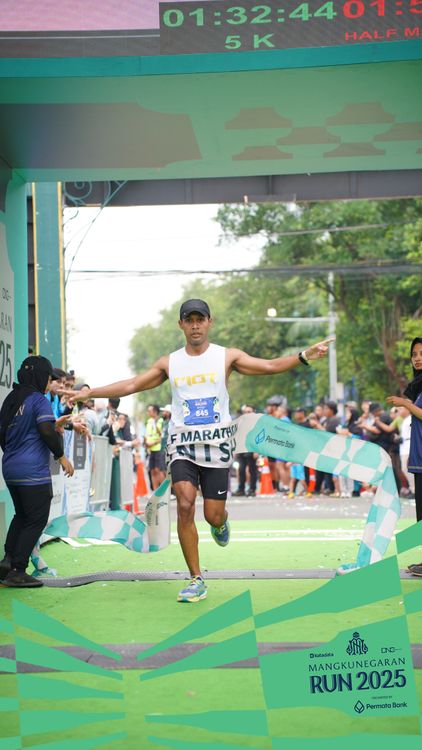 Race photo from Mangkunegaran Run 2025