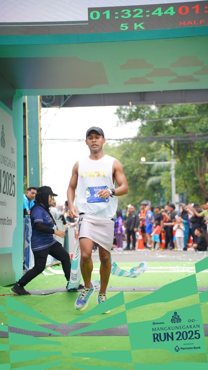 Race photo from Mangkunegaran Run 2025