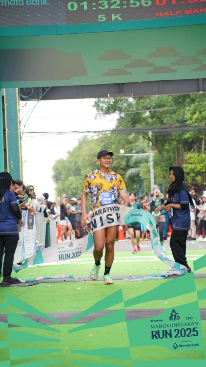 Race photo from Mangkunegaran Run 2025