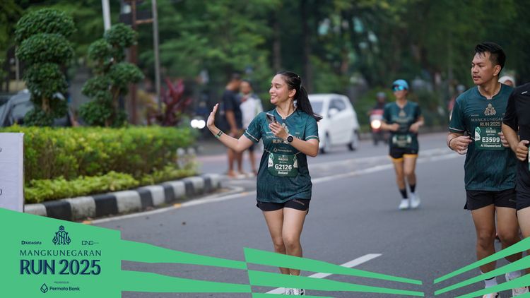 Race photo from Mangkunegaran Run 2025