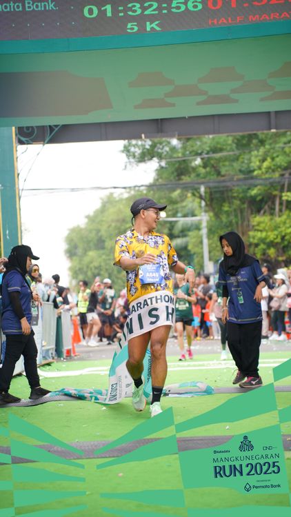 Race photo from Mangkunegaran Run 2025