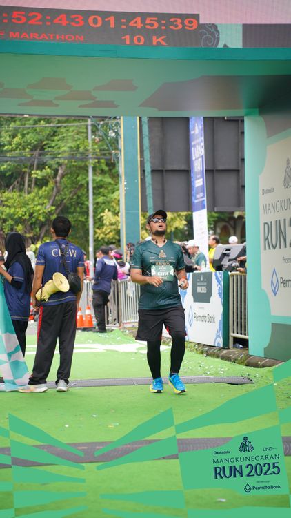 Race photo from Mangkunegaran Run 2025