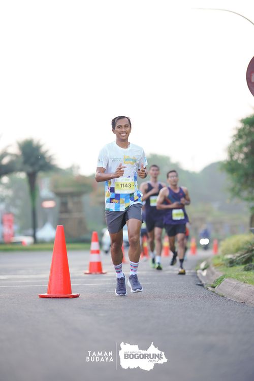 Race photo from Taman Budaya x BOGORUN 2025