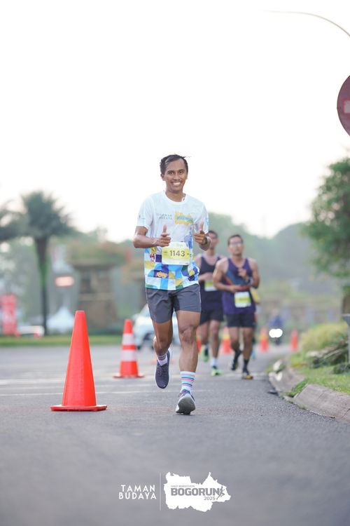 Race photo from Taman Budaya x BOGORUN 2025